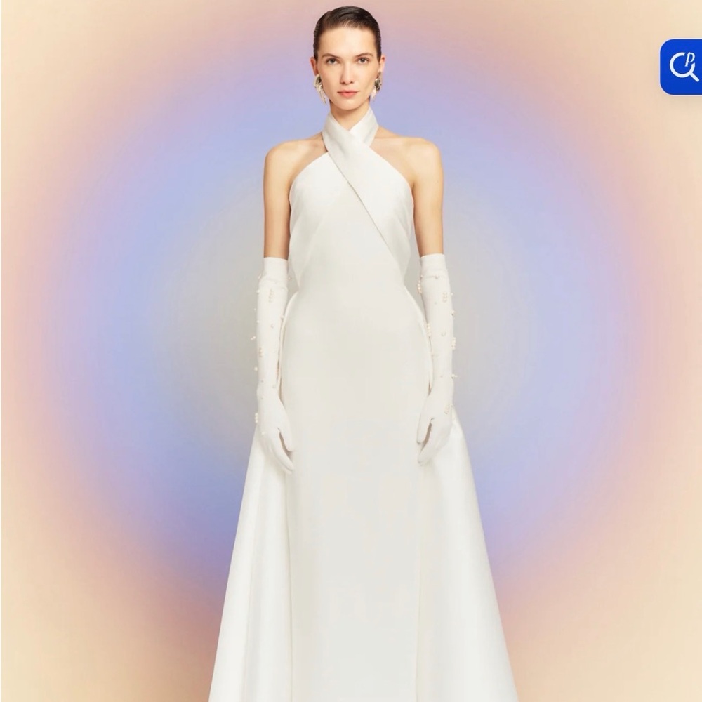 Solace London White Rumi Maxi Gown